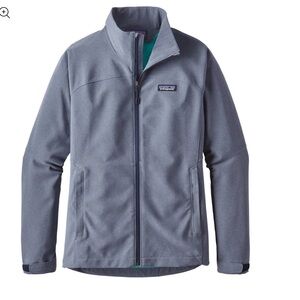 Patagonia Adze women’s large softshell Blue grey Performance Jacket coat ski